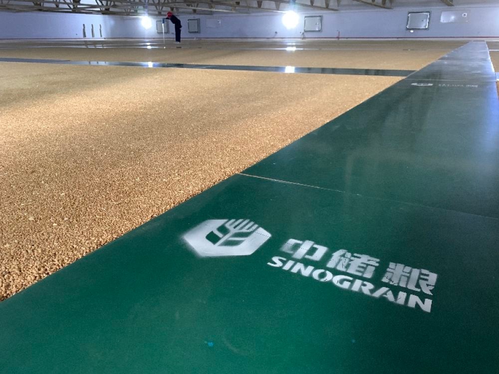 中储粮德州公司粮仓一角.新华社记者 张志龙 摄